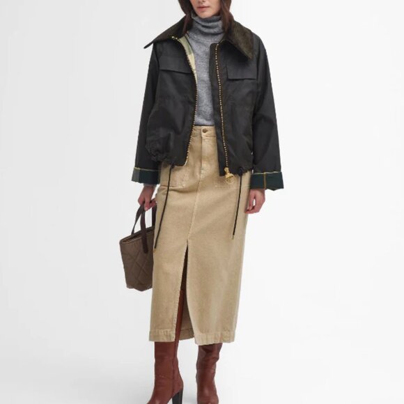 Barbour Jackets & Blazers - Olive/Beech/Ancient ~ BARBOUR BEAULY Waxed Jacket MSRP$585 British Elegance